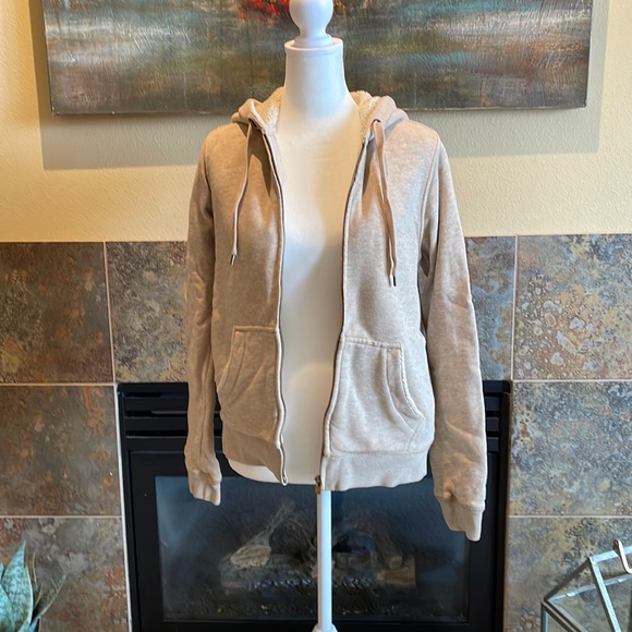 J. Crew Tops - J. Crew Vintage Front Zip Hoodie